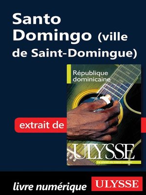 cover image of Santo Domingo (ville de Saint-Domingue)